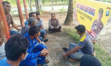 Polsek Sungai Beduk Rutin laksanakan Jumat Curhat Kamtibmas Tampung Aspirasi Masyarakat