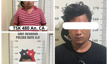 Polsek Batu Aji Bersama Tim Gabungan Berhasil Ungkap Kasus Jambret, Tiga Pelaku Diamankan