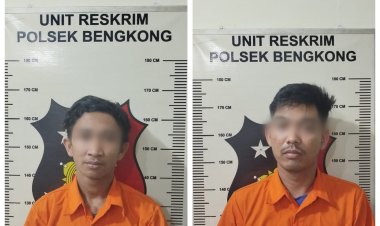 Kurang dari 24 Jam, Unit Reskrim Polsek Bengkong Berhasil Amankan 2 Pelaku  Curanmor di Komplek Sei Nayon
