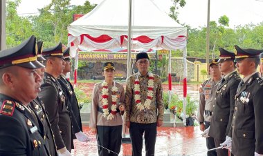 Pisah Sambut Kapolres Bintan Pejabat Lama Dan Baru