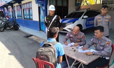 Polres Karimun Laksanakan Penegakan Hukum/Penilangan Bersama Instansi Terkait Dalam Rangka Operasi Lintas Sektoral