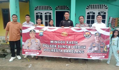 Polsek Sungai Beduk Gelar Minggu Kasih untuk Jalin Silaturahmi dengan Warga