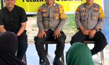 Polsek Batu Ampar Melaksanakan Kegiatan Minggu Kasih Dengan Bersama warga Sei Tering Kel Tanjung Sengkuang