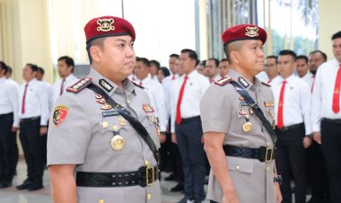 KAPOLDA KEPRI IRJEN POL YAN FITRI HALIMANSYAH PIMPIN SERTIJAB DITRESKRIMUM POLDA KEPRI