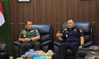 Pangdam Tanjungpura Silaturahmi Dengan Kepala DJBC Kalbagbar