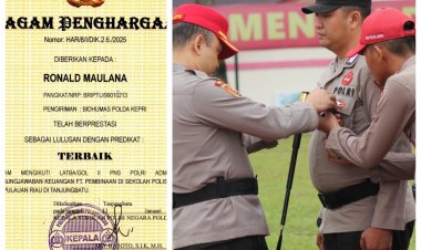 Personel Bidhumas Polda Kepri Raih Prestasi Sebagai Peserta Terbaik Pelatihan Keuangan 2025