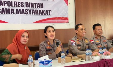 Kapolres Bintan Ajak Masyarakat Menjadi Polisi Bagi Diri Sendiri Dalam Kegiatan Jumat Curhat