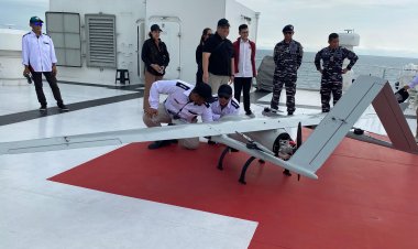 Sukses Uji Terbang di Perairan Jakarta, Drone Aruna 45 Berbahan Composite Daur Ulang Karya Anak Bangsa akan Menjajal Wilayah Natuna