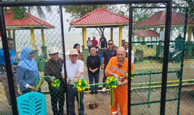 PT. SAIPEM INDONESIA RESMI SERAHKAN LAPANGAN VOLI PANTAI PELAWAN: DUKUNGAN UNTUK OLAHRAGA DAN PENGEMBANGAN KOMUNITAS DI KARIMUN
