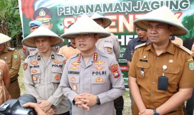 Polresta Barelang gelar Penanaman Jagung serentak Satu juta Hektar, Dukung Swasembada Pangan Tahun 2025