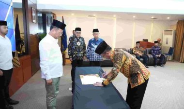 Muhammad Rudi Lantik Brigjen Pol Teguh Yuswardhie sebagai Direktur Pengamanan Aset BP Batam