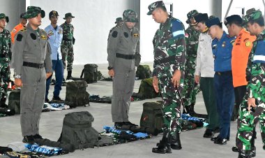 Persiapkan Awak Pesawat, Lanud RSA Natuna Laksanakan Latihan Survival Dasar