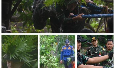 Peserta Latihan Survival Punai Sakti-25 Lanud Raden Sadjad Ditempa di Gunung Hiu Natuna