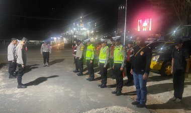 AKP Iwan Nopriawan Hadiri dan Pimpin Pengamanan Tabligh Akbar Peringatan Isra Miraj Nabi Muhammad SAW 1446 H dan Harlah NU 102