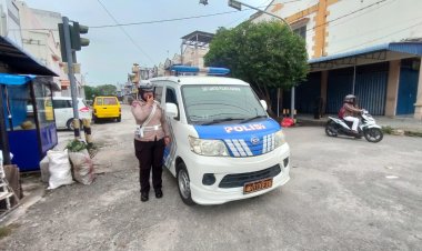 Satlantas Polres Karimun Giatkan Strong Point Sore Pengaturan Lalu Lintas, Wujud Nyata Kehadiran Polisi Di Tengah Masyarakat
