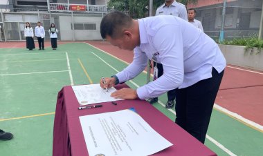 Rutan Batam Laksanakan Penandatanganan Komitmen Bersama Pembangunan ZI Tahun 2025 dan Pakta Integritas