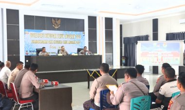 AKBP Apri Fajar Hermanto Pimpin Sosialisasi DIPA TA 2025 dan  Penandatanganan Pakta Integritas TA 2025