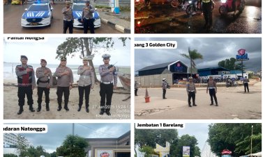 Polresta Barelang Jaga Keamanan dan Kelancaran Lalu Lintas di Tempat Wisata Saat Libur Panjang