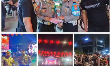Polresta Barelang Melaksanakan Pengamanan Malam Perayaan Imlek 2025 di Kota Batam