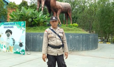 Polsek Sekupang Melaksanakan Pengamanan Liburan Di Tempat Wisata Taman Rusa