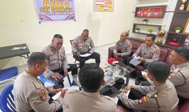 Sat Samapta Polres Karimun Gelar Anev Mingguan, Perketat Pengawasan dan Disiplin Anggota