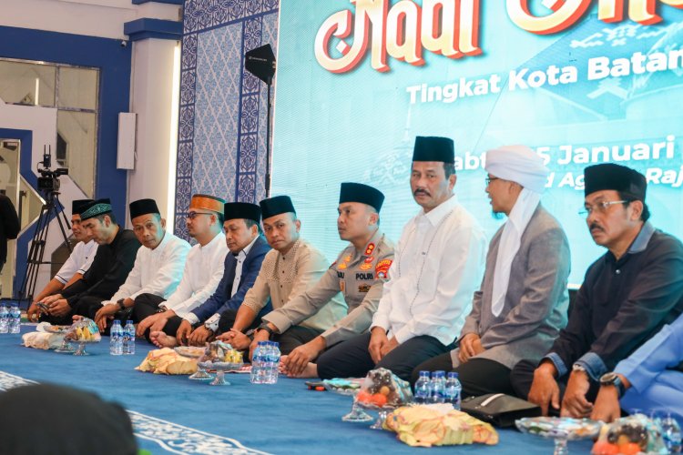 Wakapolresta Barelang Hadiri Ceramah Agama Memperingati Isra Miraj Nabi Besar Muhammad SAW Tahun 1446 H/2025 M