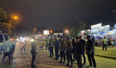 Polresta Barelang dan Polsek Sekupang Kawal Khidmat Tabligh Akbar Isra Miraj di Lapangan Victoria