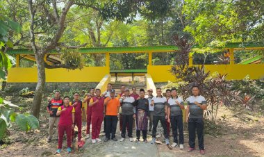 AKBP Apri Fajar Hermanto, Kapolres Lingga Menginisiasi Pengecatan Makam Keluarga Temenggung Jamaludin dan Datuk Kaya Montel