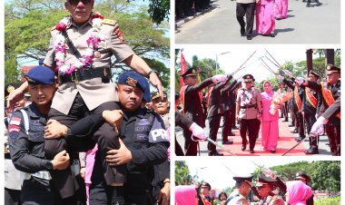 Polda Kepri Gelar Upacara Serah Terima Jabatan Kapolda