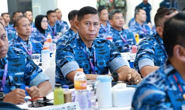 Membangun Kekuatan Udara yang Tangguh, Danlanud Raden Sadjad Natuna Hadiri Rapim TNI AU 2025