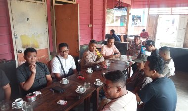 AKP Mayson Safri Coffe Morning Bersama Insan Pers Kabupaten Lingga