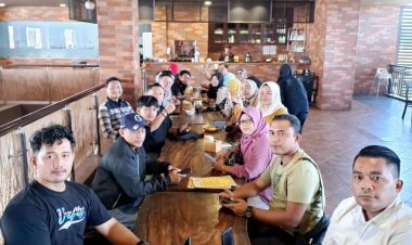 Kapolsek Batu Ampar Gelar Kopi Morning Bersama Insan Pers Kota Batam