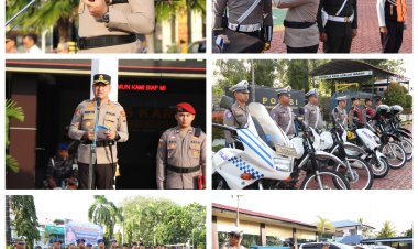 Kapolres Karimun Pimpin Apel Gelar Pasukan Operasi Keselamatan Seligi 2025