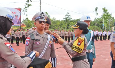 Polres Bintan Melaksanakan  Apel Gelar Pasukan Operasi Keselamatan Seligi 2025