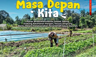 AIPTU Didik Hariyanto, S.H., Bhabinkamtibmas Polsek Tebing Polres Karimun Dukung Program Ketahanan Pangan Nasional