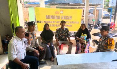 Polsek Batu Ampar Gelar Minggu Kasih, Warga Batu Merah Sampaikan Aspirasi