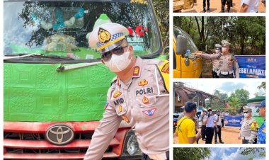 Polresta Barelang Gelar Sidak Truk Sampah Demi OPS Keselamatan Lalu Lintas 2025