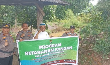 Polsek Sekupang Dukung Program Ketahanan Pangan Pemerintah dengan Aksi Nyata di Lahan Tidur