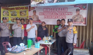 Polsek Batu Ampar Gelar Minggu Kasih, Warga Kampung Seraya Sampaikan Aspirasi