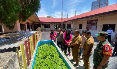 Polsek Balai Karimun Gelar Zoom Meeting Launching Program Pekarangan Pangan Lestari