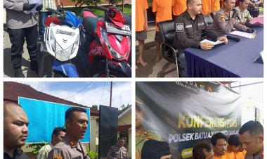 Polsek Batu Aji Ungkap Kasus Curanmor, Sejumlah Pelaku Ditangkap