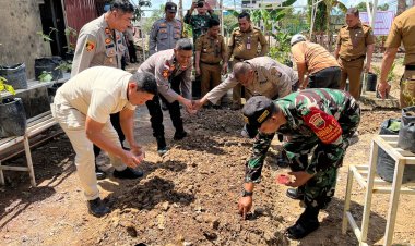 Polsek Sagulung Luncurkan Program Pekarangan Pangan Lestari, Dukung Ketahanan Pangan Nasional
