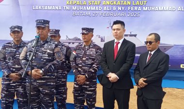 KRI Bung Hatta-370 Resmi Diluncurkan, Perkuat Armada TNI AL di Koarmada II