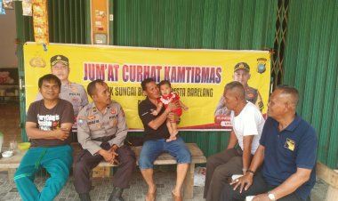 Polsek Sungai Beduk Rutin Gelar Jumat Curhat Kamtibmas, Warga Harapkan Patroli Lebih Intensif
