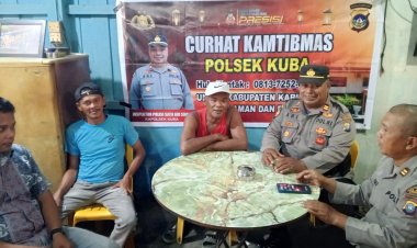 POLSEK KUBA GELAR JUMAT CURHAT, AJAK MASYARAKAT CEGAH KARHUTLA