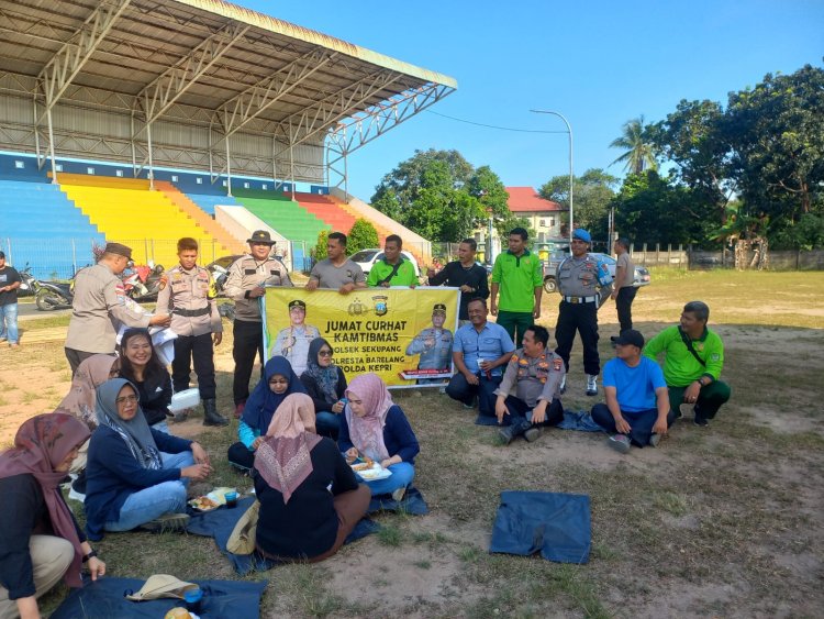 Polsek Laksanakan Jumat Curhat Bersama Masyarakat Kecamatan Sekupang
