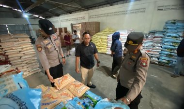 Polsek Balai Karimun Pastikan Stok Sembako Aman Jelang Ramadhan 1446 H