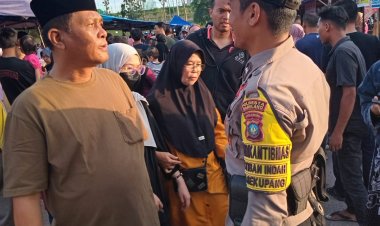 Hari Pertama Ramadhan 1446 H, Polsek Sekupang Perketat Pengamanan Pasar Tumpah