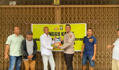 Minggu Kasih Polsek Batu Ampar: Jalin Kedekatan dengan Warga RW 03 Sei Jodoh