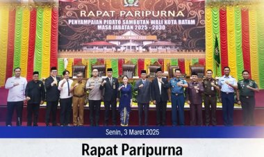 Kajari Batam Hadiri Rapat Paripurna Penyampaian Pidato Sambutan Wali Kota Masa Jabatan 2025-2030